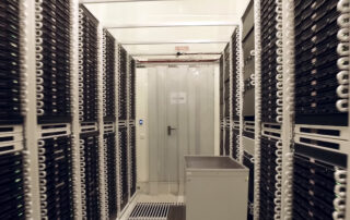 Room for servers in the data center